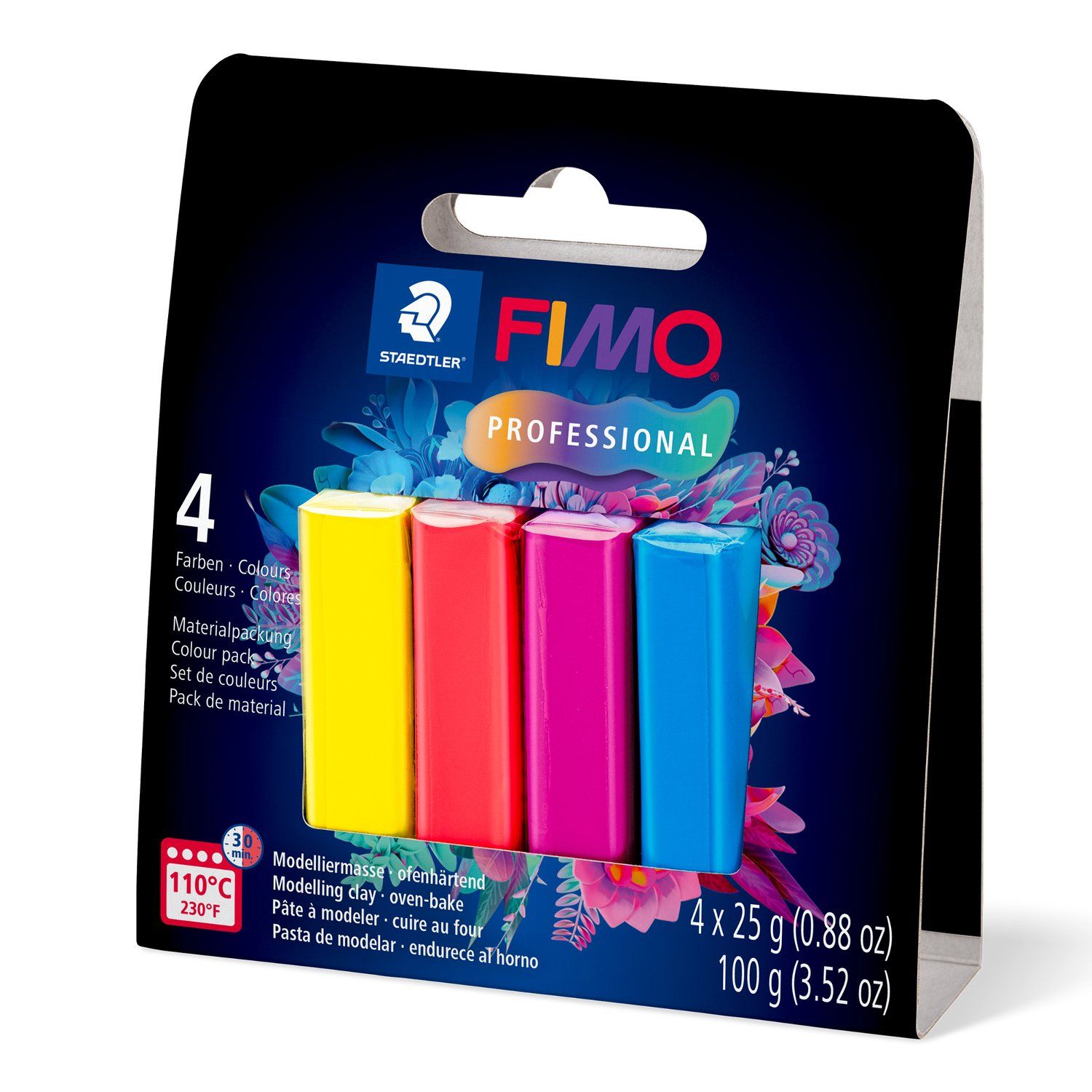 Arcilla polimerica FIMO Professional Set Color Pack, 4 col.