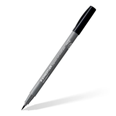 Marcador Staedtler Pigment Soft BrushPen , Grey Colours