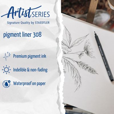 Rotulador Staedtler Pigment Liner, Promoción 3 + 3