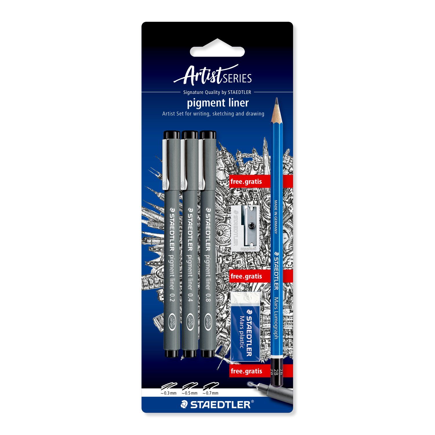 Rotulador Staedtler Pigment Liner, Promoción 3 + 3