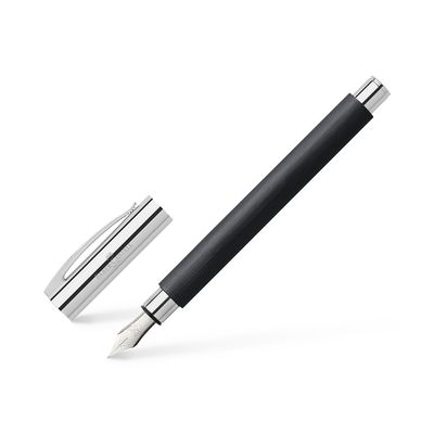 Pluma Fuente Faber Castell Ambition Resina Negra F