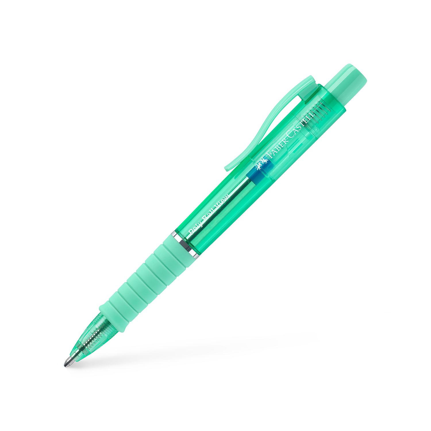 Boligrafo Faber Castell Poly Ball View Jelly Mint