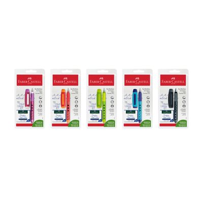 Pluma Fuente Faber Castell Scribolino Zurdo Colores Surtidos