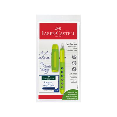 Pluma Fuente Faber Castell Scribolino Diestro colores surtidos