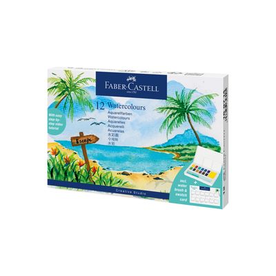 Acuarela Faber Castell Creative Studio 12 colores