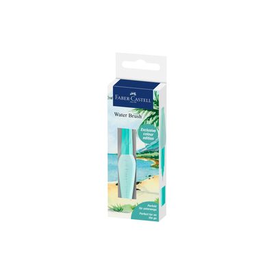 Pincel Faber Castell Waterbrush Medio Turquesa
