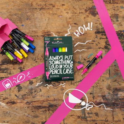 Marcador Acrilico Faber Castell Multimark 6 Colores Vibrant