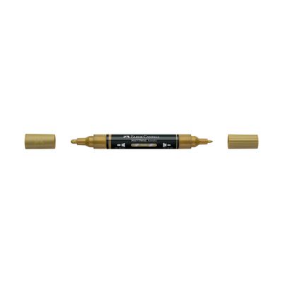 Marcadores Acrilico Faber Castell Multimark Dorado