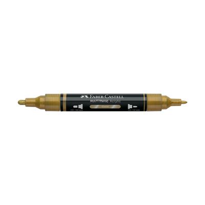 Marcadores Acrilico Faber Castell Multimark Dorado