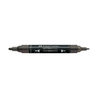 Marcadores Acrilico Faber Castell Multimark Black