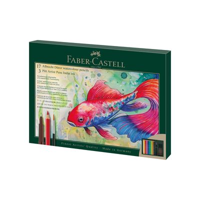 Lapiz Faber Castell Gift Set Albrecht Durer + Artist pen 17 + 3 Piezas
