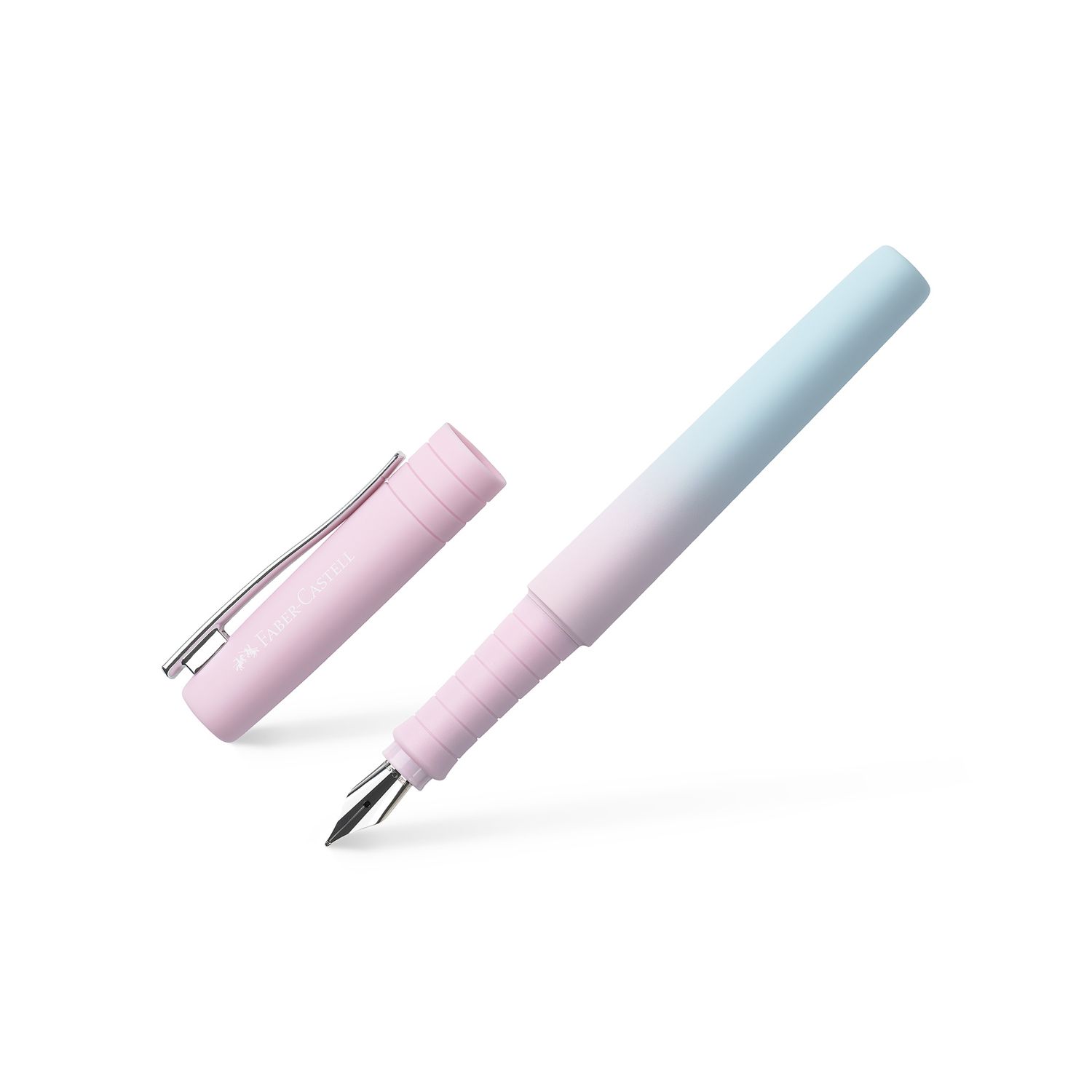 Pluma Fuente Faber Castell Poly Pen Flow Blushing Sky M