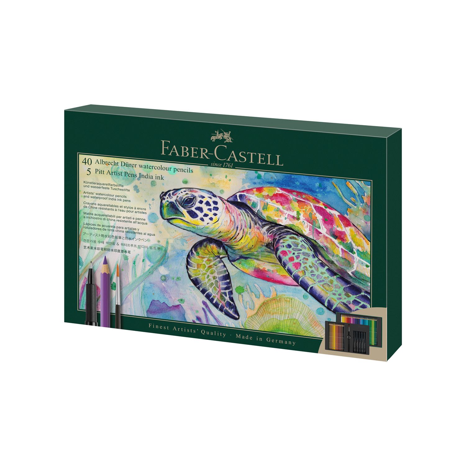 Lapiz Faber Castell Gift Set Albrecht Durer + Artist Pen 40 + 5 Piezas