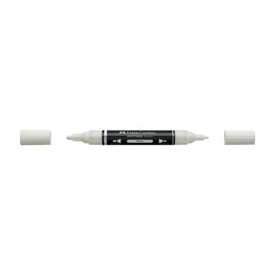 Marcador Acrilico Faber Castell Multimark Blanco