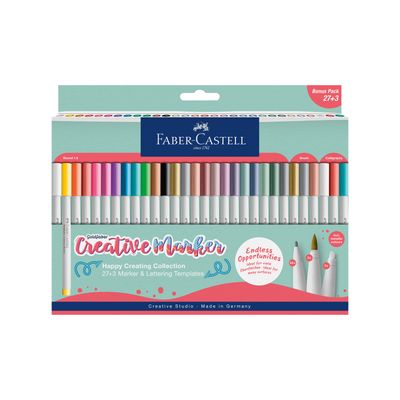 Marcador Faber Castell Goldfaber Creative 30 Colores
