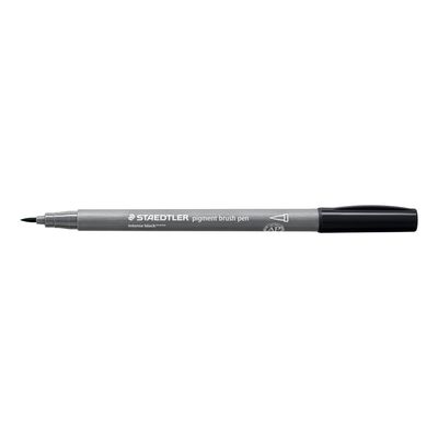 Marcador Staedtler Pigment Brush Pen, negro intenso