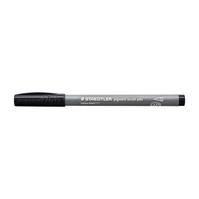 Marcador Staedtler Pigment Brush Pen, negro intenso