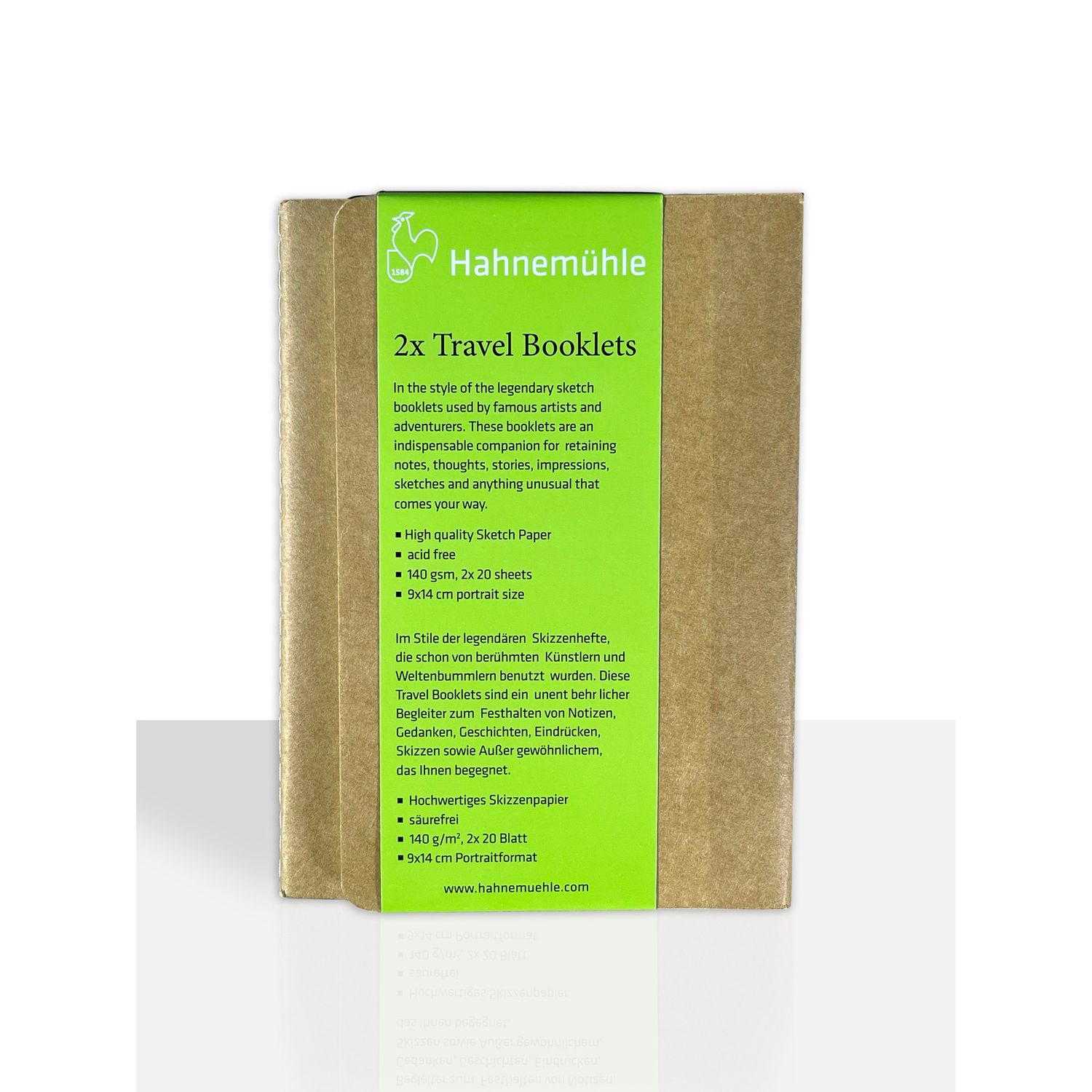 Cuaderno Hahnemuhle Travel Booklet 9 x 14 cm, 2pk