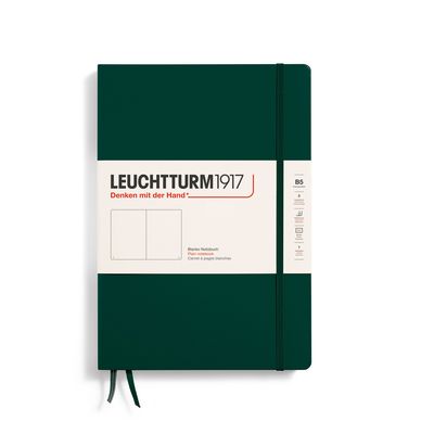 Cuaderno Leuchtturm1917 Composition B5 Tapa Dura, Forest Green, blanco