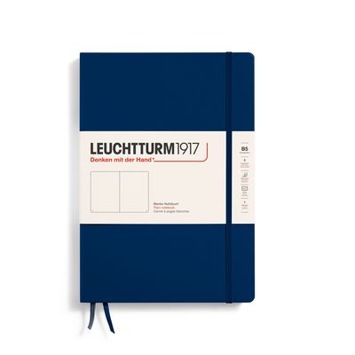 Cuaderno Leuchtturm1917 Composition B5 Tapa Dura, Navy, blanco