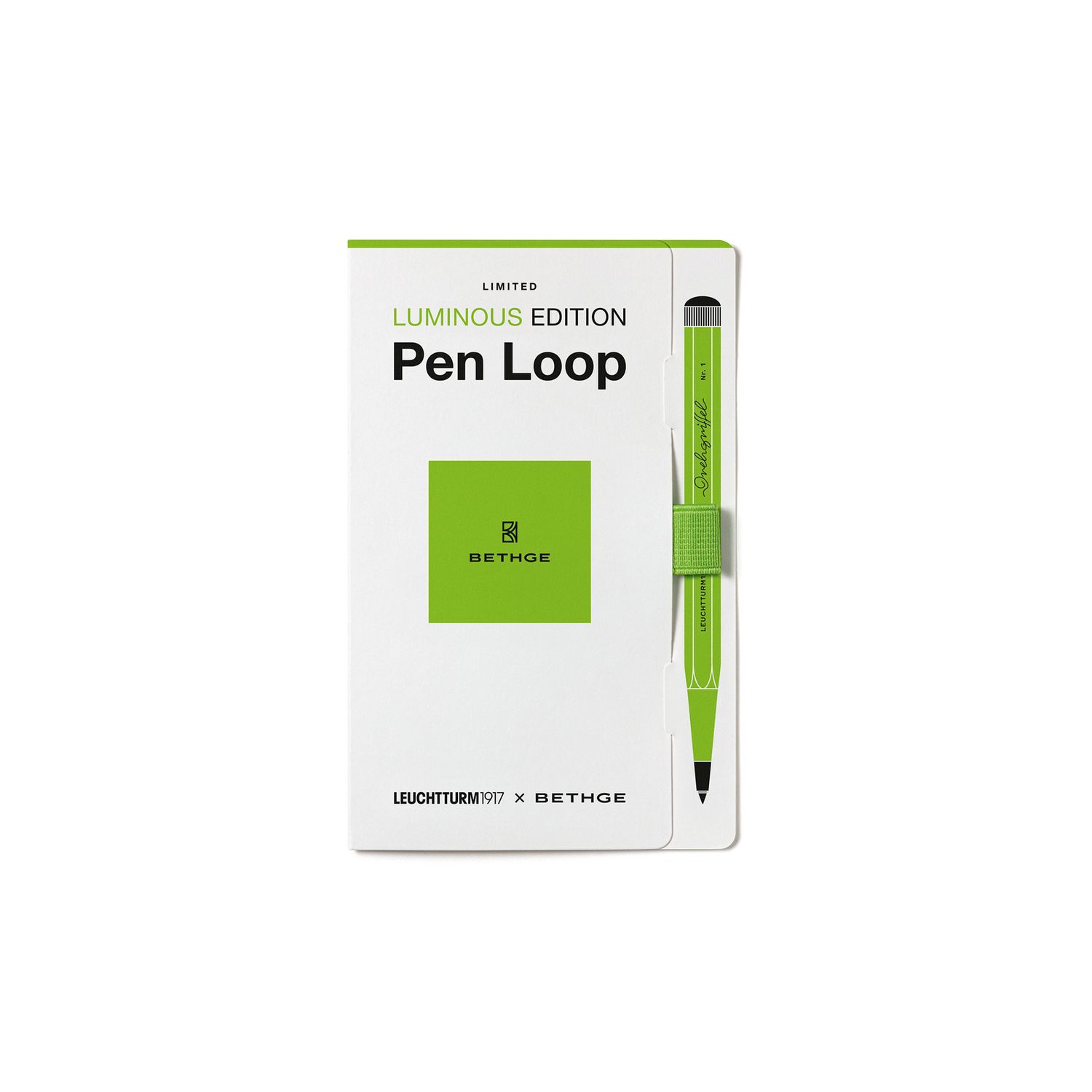 Portaboligrafo Pen Loop Leuchtturm1917 Luminous, verde