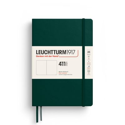 Cuaderno Leuchtturm1917 Medium 411, Forest Green, plain
