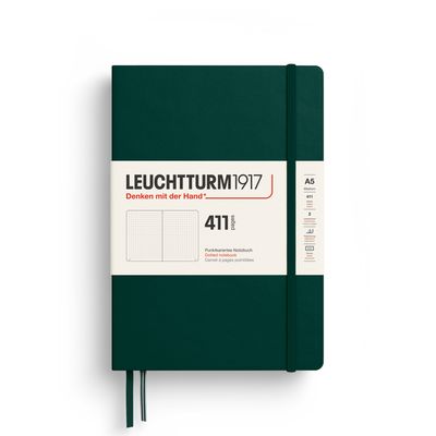 Cuaderno Leuchtturm1917 Medium 411, Forest Green, puntos