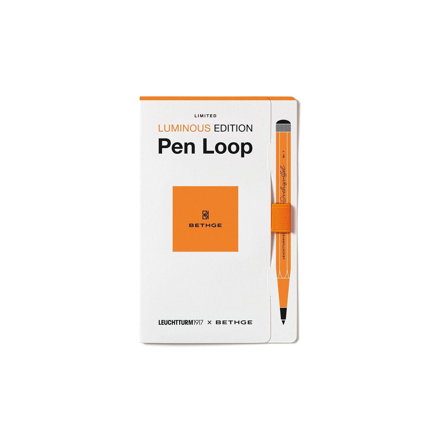 Portaboligrafo Pen Loop Leuchtturm1917 Luminous, naranja