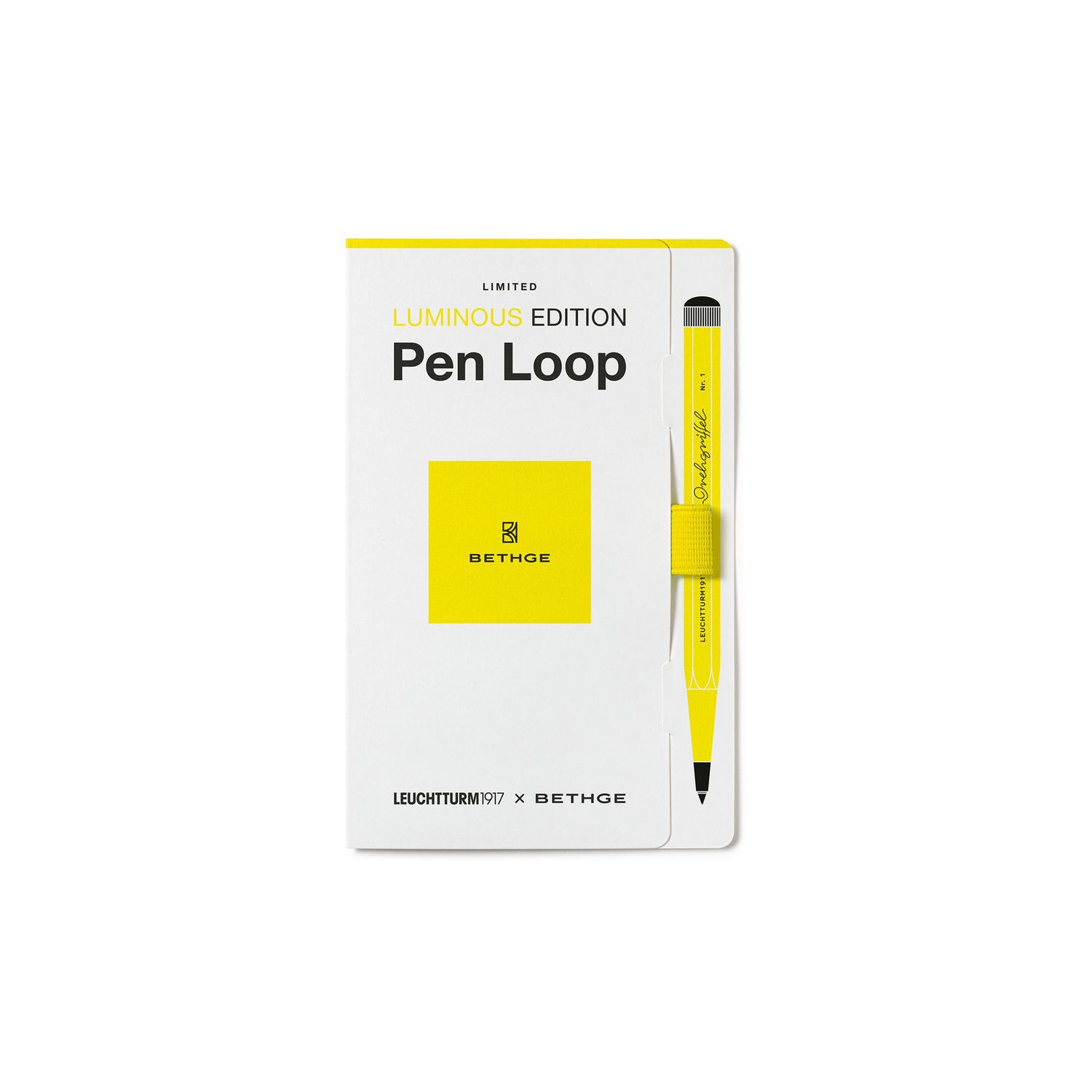 Portaboligrafo Pen Loop Leuchtturm1917 Luminous, amarillo