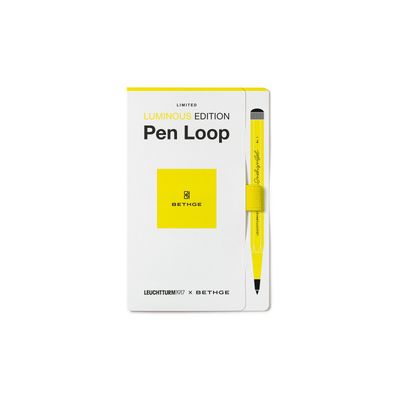 Portaboligrafo Pen Loop Leuchtturm1917 Luminous, amarillo