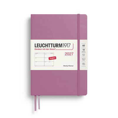 Agenda 2027 Leuchtturm1917 Weekly Planner A5, Dusty Rose