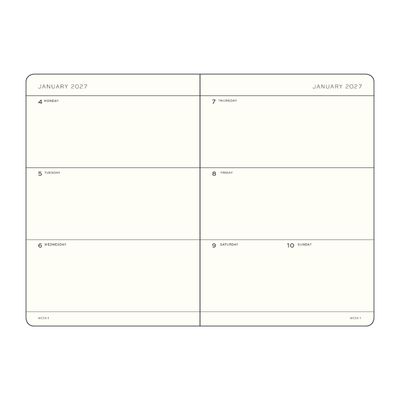 Agenda 2027 Leuchtturm1917 Weekly Planner A5, Sunflower