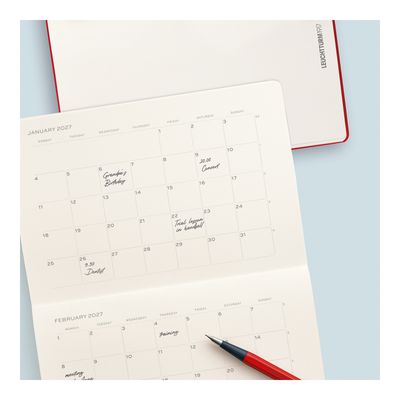 Agenda 2027 Leuchtturm1917 Monthly Planner Booklet, A5