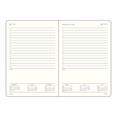 Agenda 2027 Leuchtturm1917  Daily Planner, Sunflower