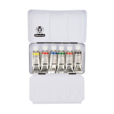 Acuarela Schmincke Horadam, caja 6 colores x 5ml