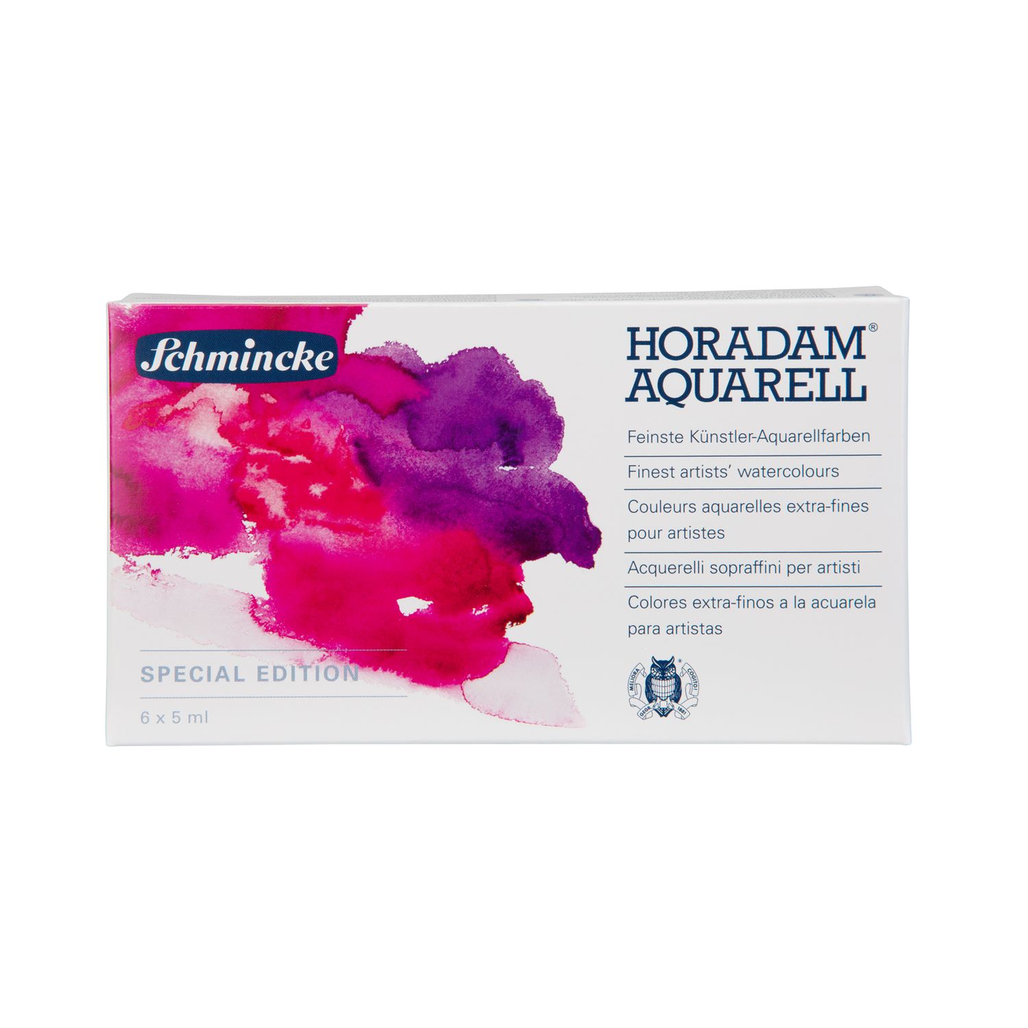 Acuarela Schmincke Horadam, caja 6 colores x 5ml