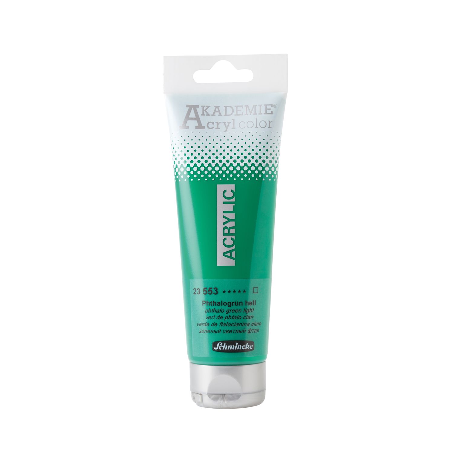 Pintura acrilica Akademie Acryl Color 120ml 553 Phthalo Green Light