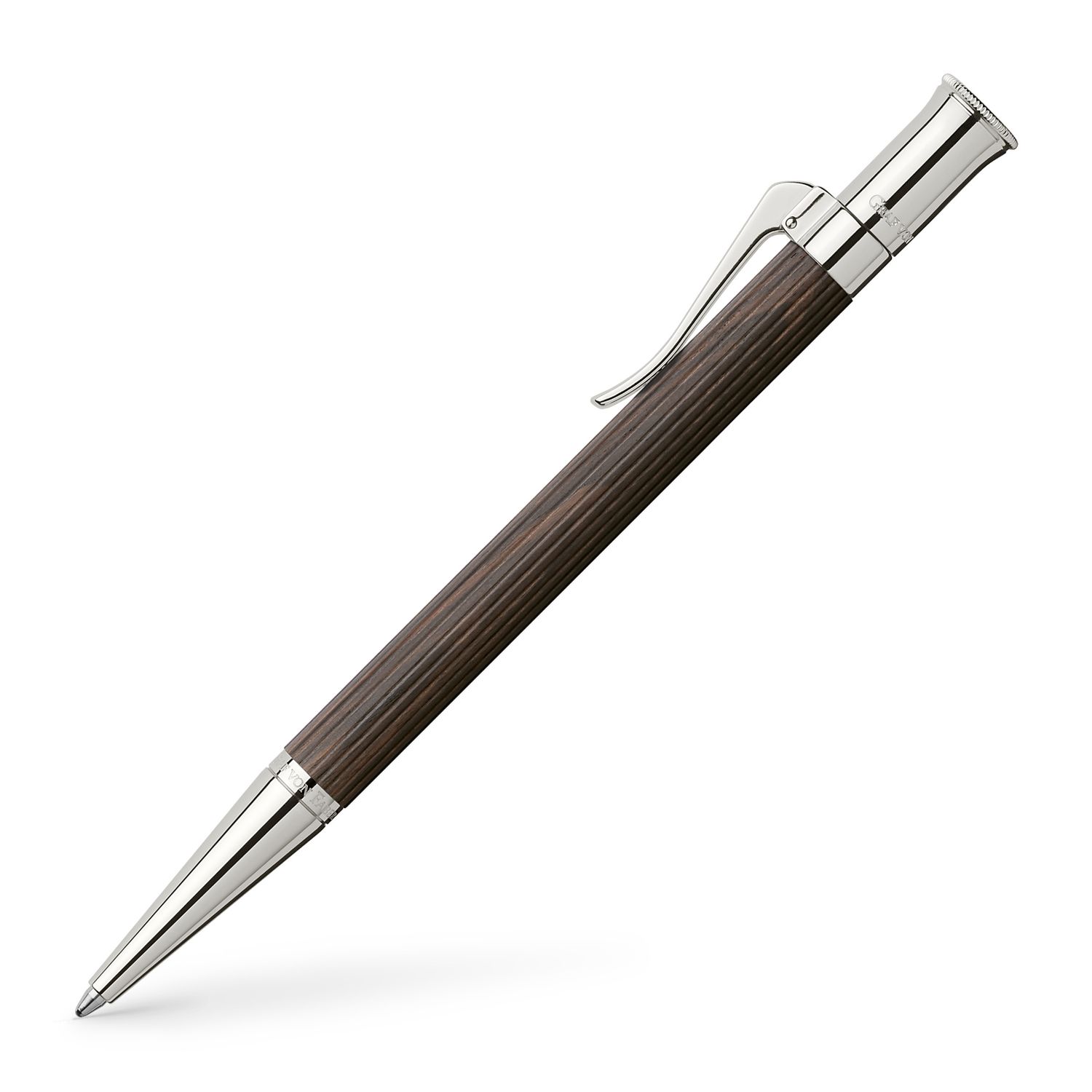 Boligrafo Graf von Faber Castell Clásico Grenadille Platino