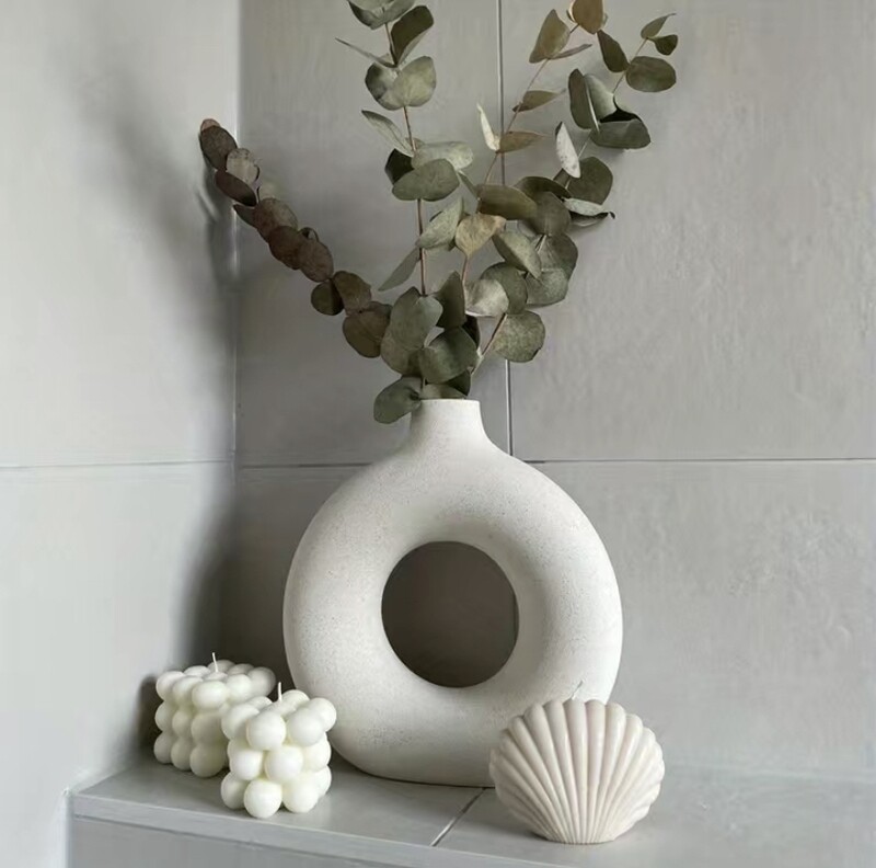 Modern Circle Ceramic Vase