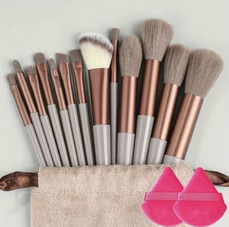 15Pcs, Chic Makeup Brush Set