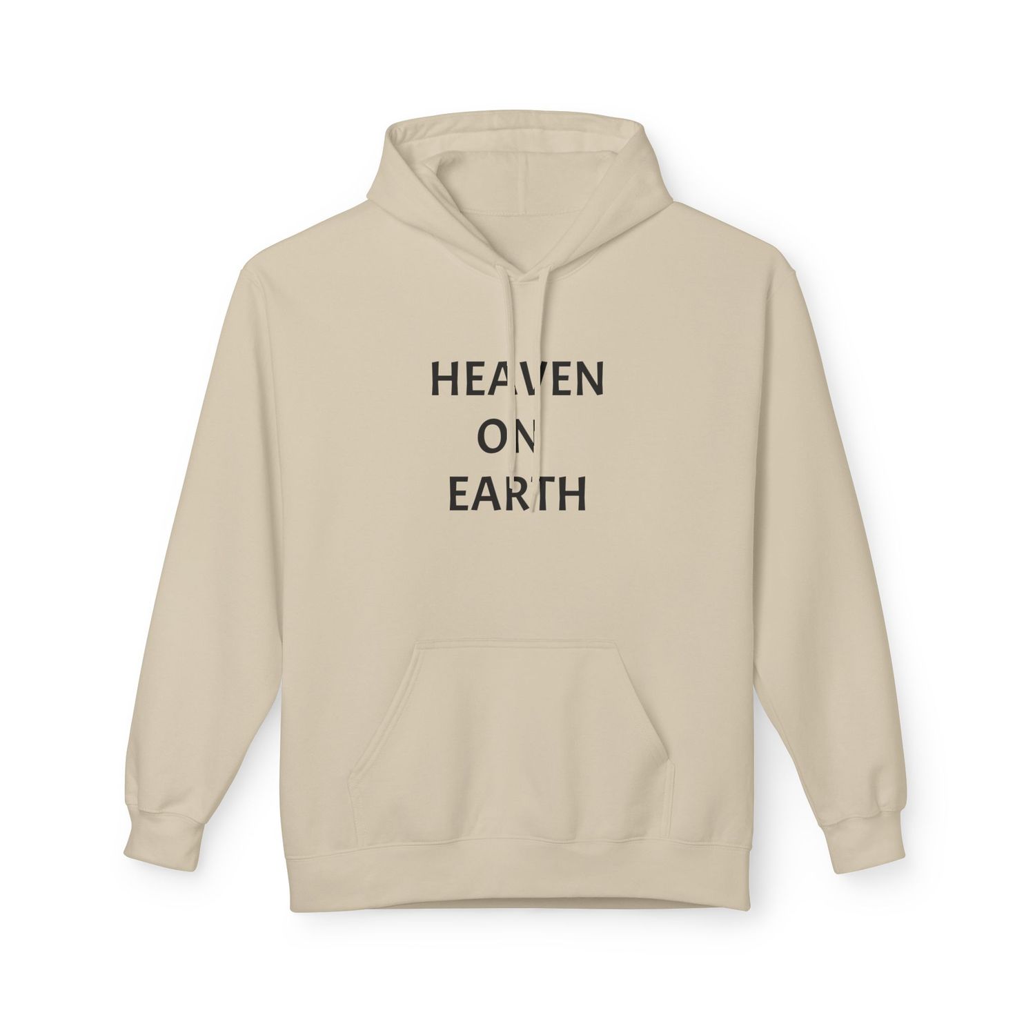 Heaven On Earth | Unisex Softstyle Fleece Sweatshirt | Cozy Gift for Dreamers, Inspiring Apparel, Positive Vibes, Unique Style
