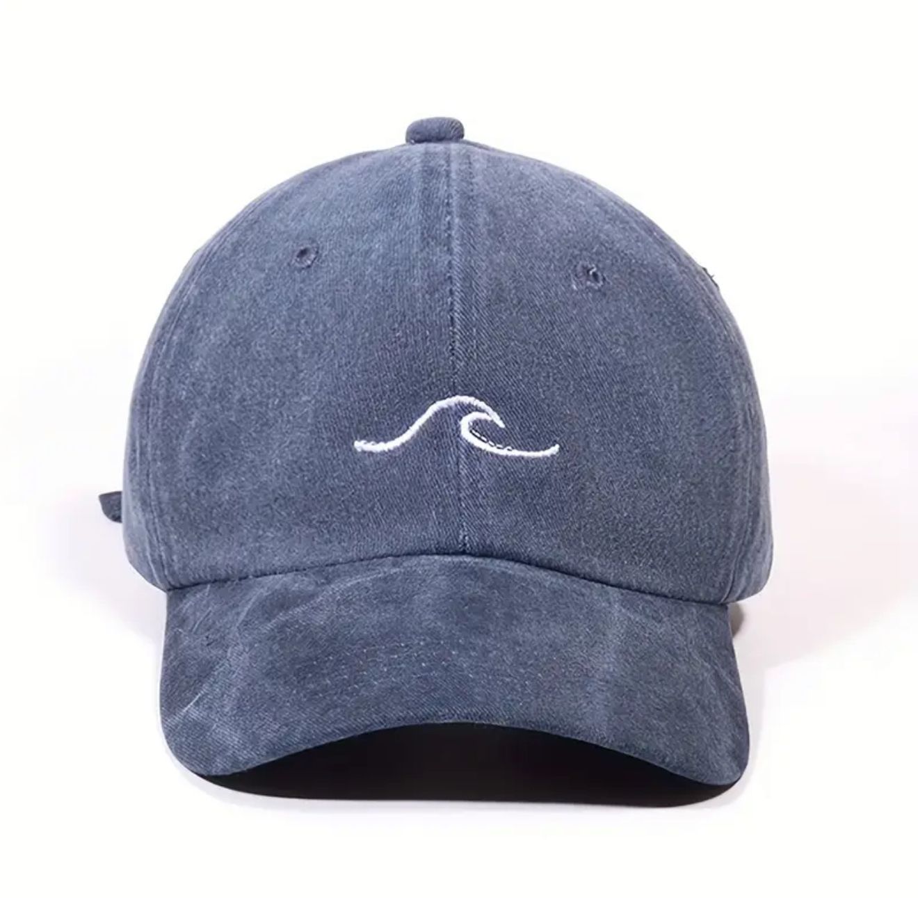 Endless Waves Baseball Cap - A bold embroidered flame design ignites this vintage-washed baseball hat
