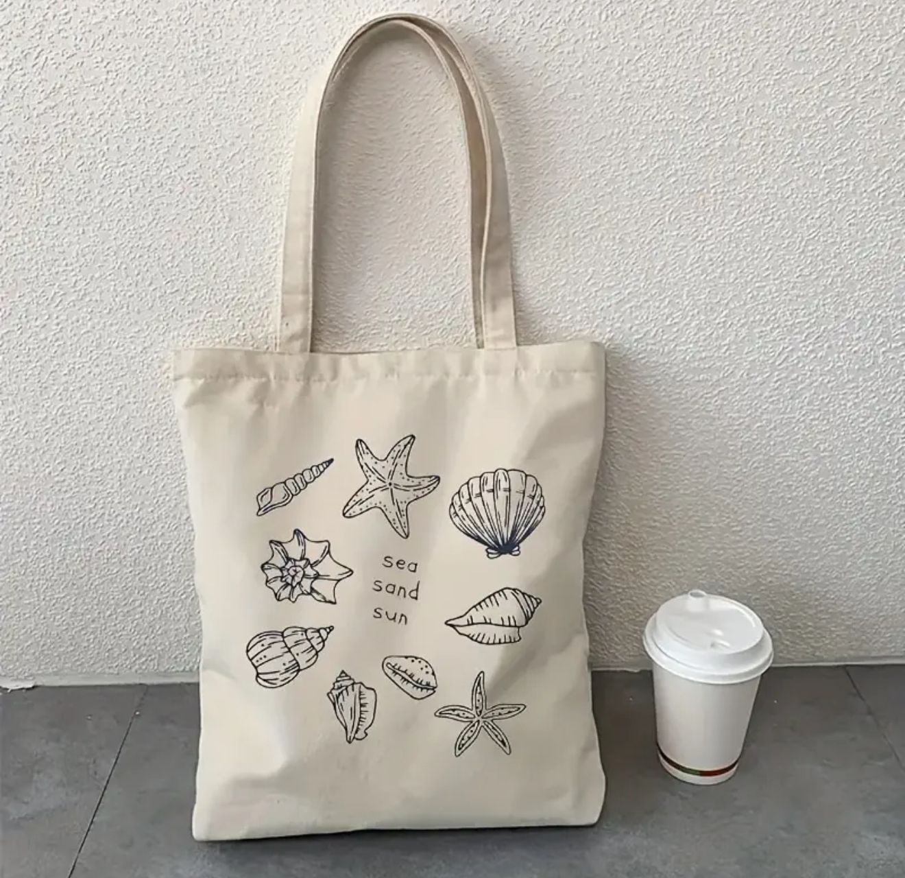 Hide Tides Handbag- Inspirational Canvas Bag for Shopping, Beach Days, Eco-Friendly Gift, Daily Reminder Bag, Reusable Grocery Tote