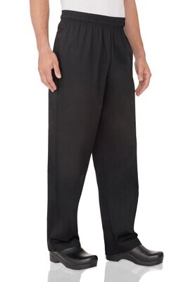 ESSENTIAL BAGGY CHEF PANTS- BLACK