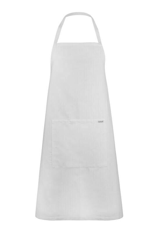 CHEFS BIB APRON WITH POCKET