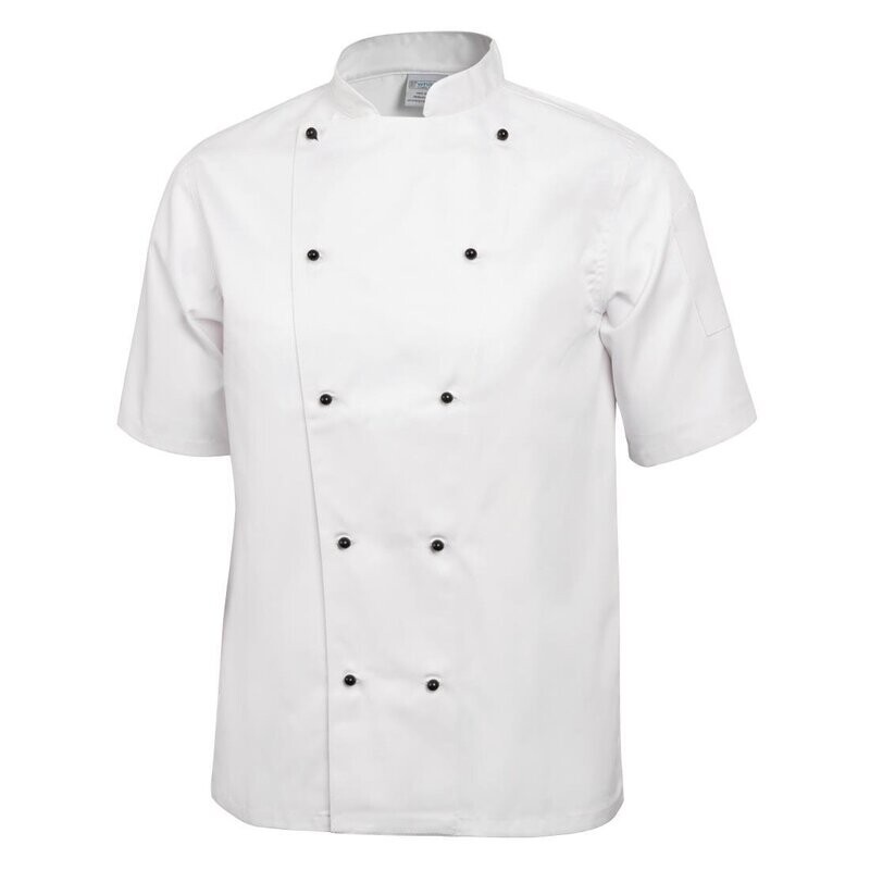 CHICAGO UNISEX CHEFS JACKET SHORT SLEEVE