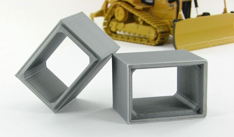 Concrete Box Culvert - Set of 2 - Grey
