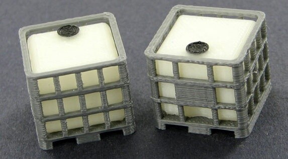 IBC Pallet Tanks - Set of 2 - Light Grey