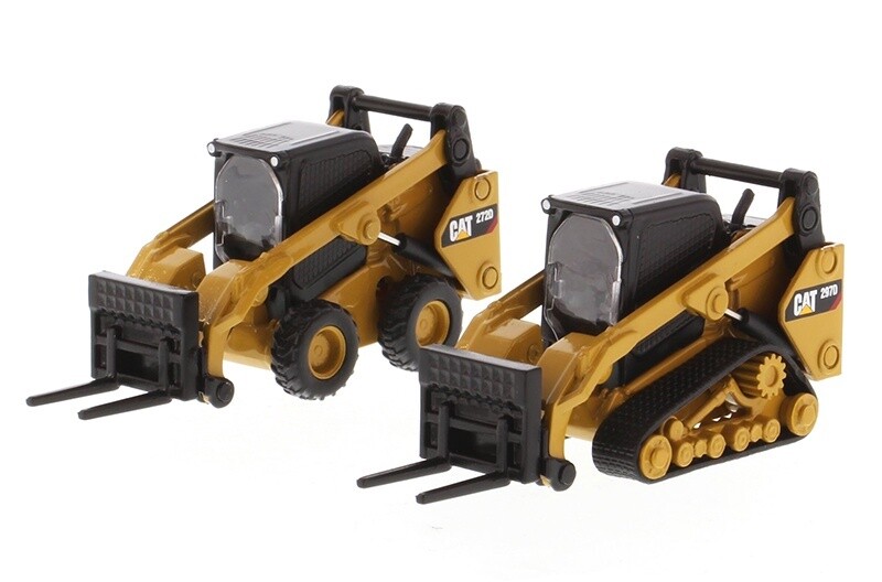 Caterpillar 272D2 Skid Steer &amp; 297D2 Compact Track Loader - 1:64