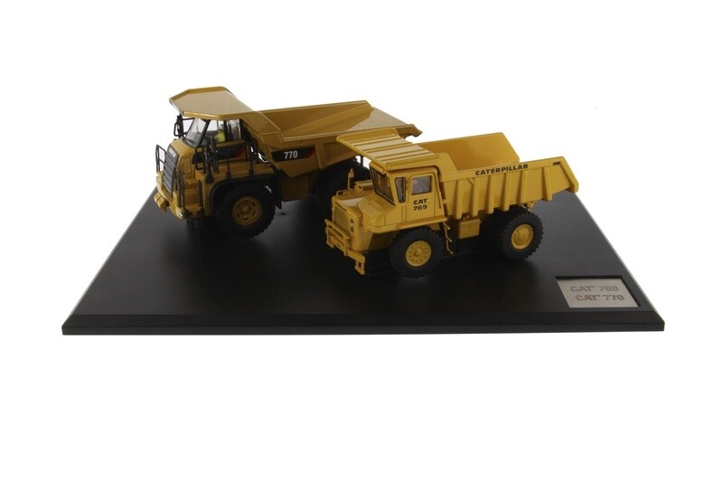 Caterpillar 769 &amp; 770 Haul Trucks on Plaque